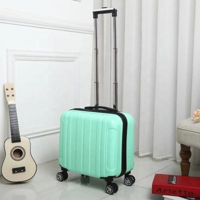 China PC 16 Inch Hard Shell Cabin Travel Suitcase Girls Luggage Bag Business Waterproof Luggage for sale