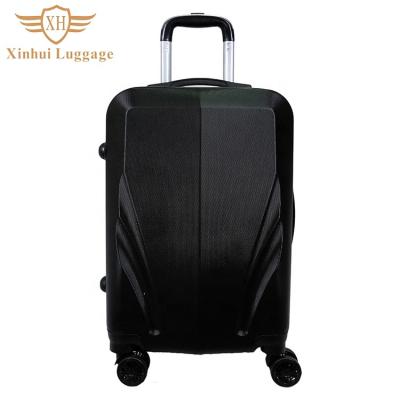 China Hard Bottom Travel Airplane Trolley Luggage Suitcase, ABS Luggage Cover, Travel Case for sale