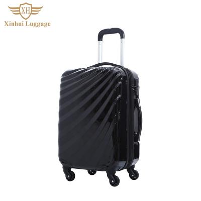 China Factory Direct Cheap PC Carry On Suitcases Set 4 Wheels PC Luggage Bags for sale