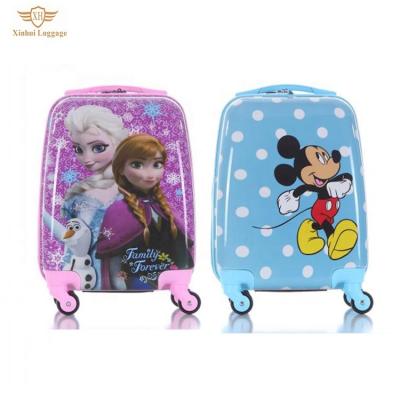 China Cute PC Hard Shell Trolley Luggage Sets Bags Kids Travel Luggage Colorful for sale