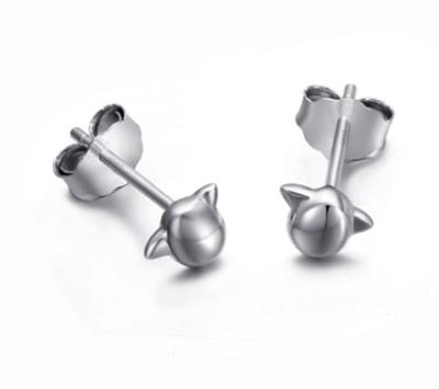 China Cute Cute Bird Stud Main Earring For Girls, Solid Silver 92.5 Bird Main Earring for sale