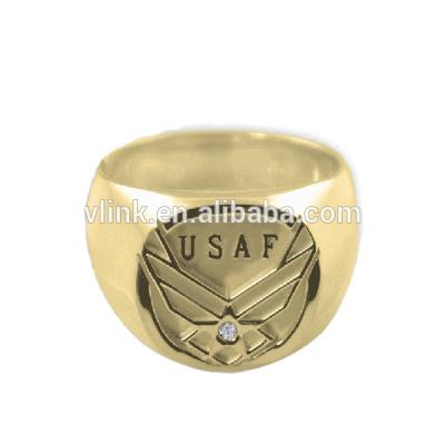 China High Level Career Stainless Steel Military Office/Rings, US Army Ring for sale