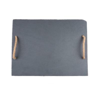 China Wholesale Coastal Slate Table Place Mat Stone Slate Coastal Environmental Friendly 100% Natural Dinner Dish for sale