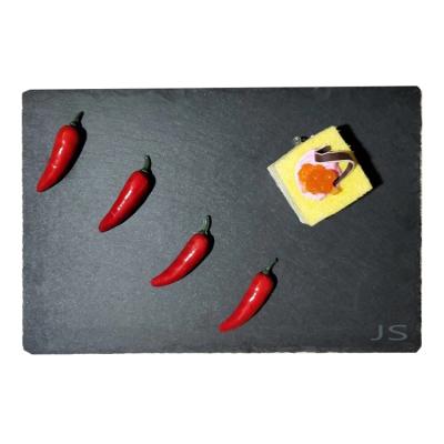 China New Style Viable Gray Decor Food Stone Marble Tray For Restaurant for sale