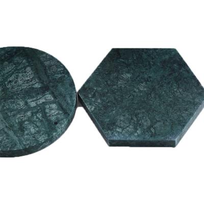 China Viable Low Price Guaranteed Quality Hexagonal White Marble Coaster or Tripod for sale