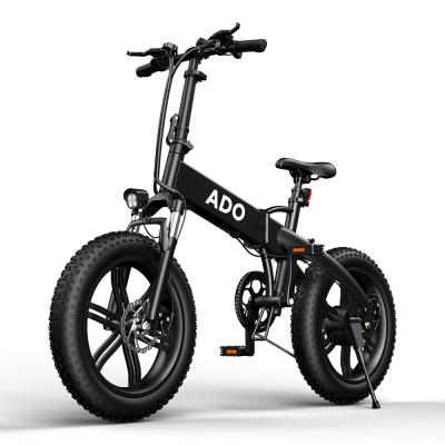 China Fat Tire Bike ADO A20F Road Bike China Standard Special Comfortable Comfortable Seating Electric Folding Bicycle drop shipping ebike for sale