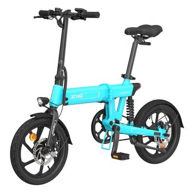 China New and Cheap Three-segment Folding Bicycle HIMO Z16 Electric Bike 2 Wheels 36V 250W Three-segment Folding Electric Bicycle for sale