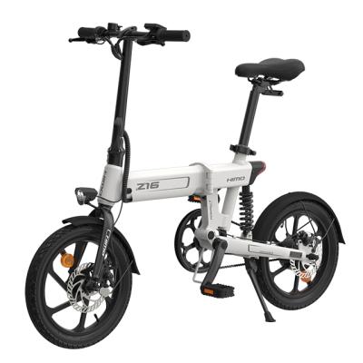 China Newest HIMO Z16 16inch two standard brand lithium battery E bike wheels long mileage foldable adult ebike electric bike for sale