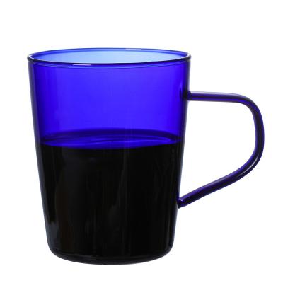 China Four-color Coffee Mug Milk Cup Breakfast Cup Borosilicate Glass Bohemian Mug for sale