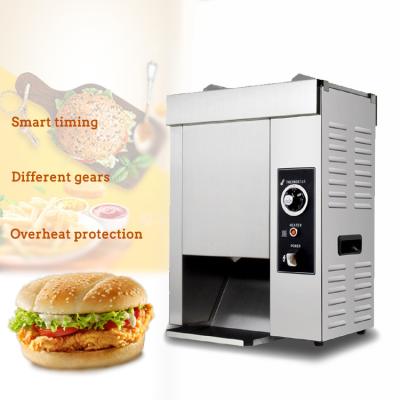 China High Quality Vertical Snack Burger Toaster Bun Heating Machine Hamburger Heater for sale