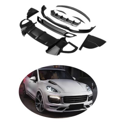 China Factory direct sales 958 luxury upgrade to Techart body kit bumper front and rear lip tail for Porsche Cayenne 958.2 for sale