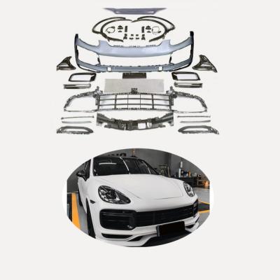 China Newest Luxury HW Body Kit Upgrade To 9Y0 Style Bumper Large Surround Kit For Porsche Cayenne 958 2013-2017 for sale