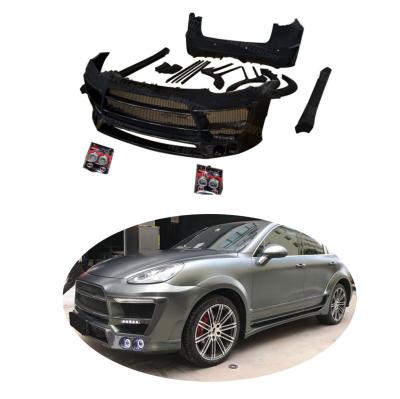 China Luxury GOLD Big Wide Body Trim With Carbon Fiber Cover Tail Spoiler Wheel Diffuser Eyebrow For Porsche 958.2 15-18 for sale