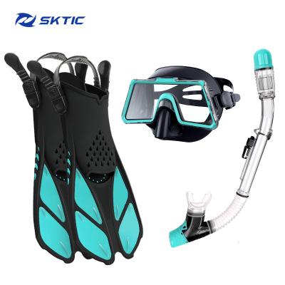 China 180 Full Face Oxygen Mask Snorkel Sight SKTIC Breathing Masks For Adult Children Set 180 Degree Sight Mask Snorkel Diving Snorkeling for sale