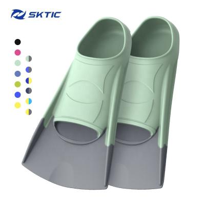 China SKTIC Durable Wholesale Adjustable Adult Pocket Foot Diving Snorkeling Fins Full Snorkel Fins Swim Fins for sale