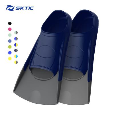 China SKTIC 2021 Large Quality Durable Scuba Rubber Gray Blue Diving Fins Set Equipment For Swim Training for sale