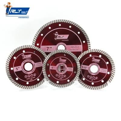 중국 Factory Direct Sale 4 Inch 105X20mm Wave Effect 4 Inch 105X20mm Hot Pressed Light Red Industrial Circular Concrete Cutting Diamond Saw Blade For Grinding 판매용