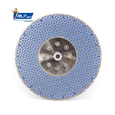 China Effect RLT Cutting Tools High Quality Diamond Saw Blade Diamond Electroplating Gypsophila Saw Blade For Marble Granite en venta