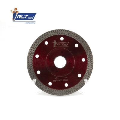 中国 Cutting Effect 115MM Diamond Circular Saw Blade Zero Chipping Ceramic Cutting Hot Press For Tile Cutting 販売のため