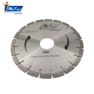 Китай RLT Effect Cutting Machines Professional Custom High Frequency Diamond Saw Cutting Blade Laser Circular Welding Machine 300mm For Granite продается