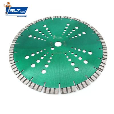 China Cutting Effect 14*15 Green Dry Wave Laser Welded Blade For Cutting Concrete Circular Saw Diamond Blades Te koop