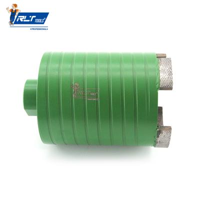 China Effect RLT Cut Tools 60*80mm Green Dry Pit Drill Bits Wall And Floor Drilling Tool Diamond Core Drill Bits For Granite for sale