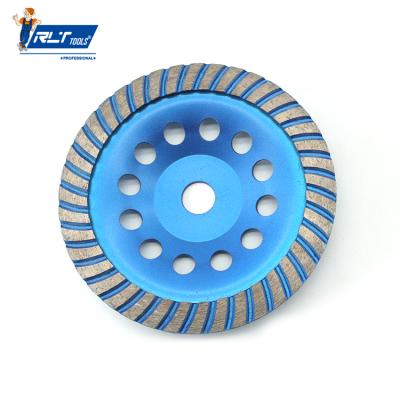 Cina The Cutting Effect Rlt FACTORY Factory Price Diamond Cup Wheel 125MM Diamond Grinding Cup Wheel Stone in vendita