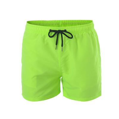 China Julysand Men's Knee Length Beach Trunks Short Men's Bikini Swimwear Beach Wear Breathable Tie Woven For Swimming Short rts for sale