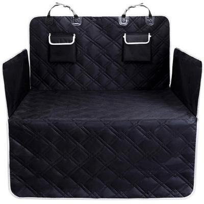 China Dogs Manufacturer Waterproof Oxford Car Pet Seat Mat Car Seat Cover Cushion with Storage Pockets for sale