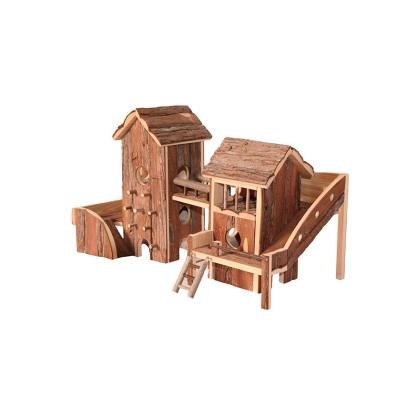 China Sustainable Waterproof Wooden Acrylic Hamster Tunnels Cages For Sale for sale