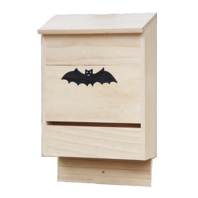 China Viable Natural Wooden Boxes Custom Logo Wild Garden Wooden Bat House For Sale for sale