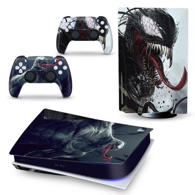 China For PS5 Console PS5 Console Skins Printer Decal Vinyl Cover Custom Anime Camouflage Faceplate Protective Stickers For ps5 console Skin Disc Medium Edition for sale