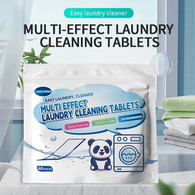 China Laundry Bubble Paper Decontamination Long-lasting Fragrance Factory Direct Sales Concentrated Laundry Tablets Laundry Cl for sale