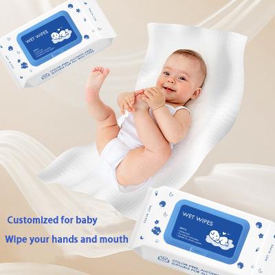 China Hand And Mouth Fart Baby Wet Wipes Special Baby Toddler 140*180MM for sale