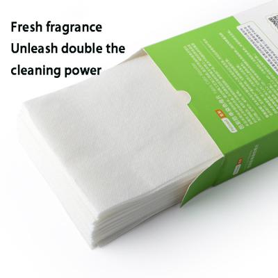 China Decontamination Laundry Detergent Sheets Bubble Paper Cleaning And Antibacterial Enhanced for sale