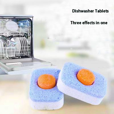 China Speciale drie-in-één vaatwasser tabletten solide lage temperatuur effectieve ontsmetting OEM Voor vaatwasser Te koop