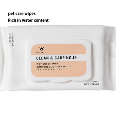 China Wet Wipes For Cats And Dogs Wiping Tear Stains And Cleaning The Body No Wash Deodorizing Cleaning Wipes for sale