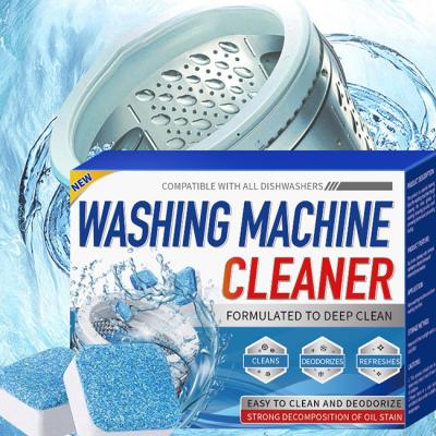 China Washing Machine Effervescent Tablets Disinfection And Dirt Removal Detergent Solid Washing Machine Cleaning Agent for sale