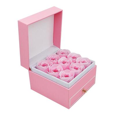 China Fashion Recyclable Custom Clamshell Box Drawer Lipstick Gift Box Exquisite Valentine's Day Gift for sale