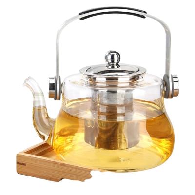 China Hot Sale High Quality Stainless Steel Viable OEM Mini Teapot Set Pot With Viable Infuser for sale