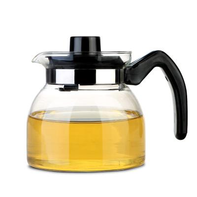 China Gift Modern Safe Modern Clear Kettle Borosilicate Tea Kettle Borosilicate Heat Resistant Moroccan Stovetop Teapot for sale