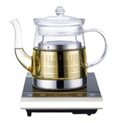 China Sustainable Borosilicate Glass Teapot Electromagnetic Water Pot , Using With Induction Cooker for sale