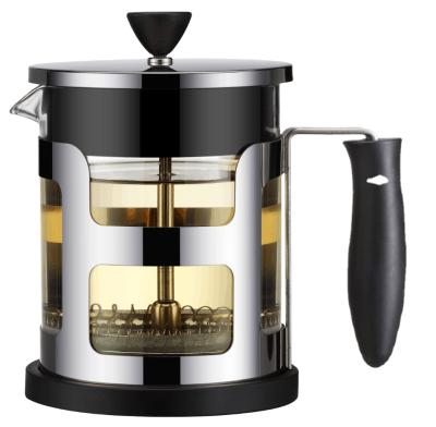 China Sustainable Household Press Coffee Pot Stainless Steel Filter French Coffee Maker for sale