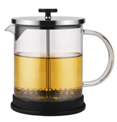 China Voucher French Press Coffee Pot Borosilicate Glass Viable Coffee Maker Pot for sale