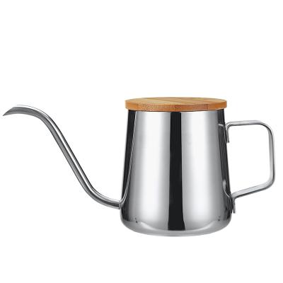 China 2021 New Design Hot Selling French Hand Drip Coffee Pot Coffee Maker Stainless Steel Viable Spill Over Coffee Pot for sale