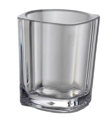 China PC Shape Square 65ml Occasional Dining Cup Plastic Drinks Cup Eco - Friendly Sustainable Clear With Good Quality for sale