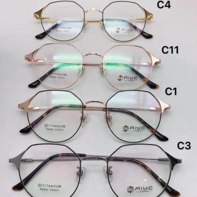 China Wear 2020 Titanium Style Men Frame Optical Glasses Frames A9937 for sale