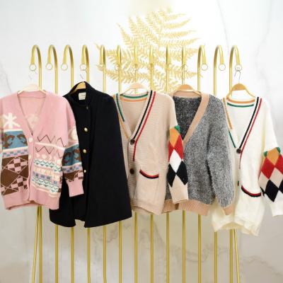 China High Grade Second Hand Clothes China Factory Outlet Autumn And Winter Women Used Cashmere Sweaters Used Clothes for sale