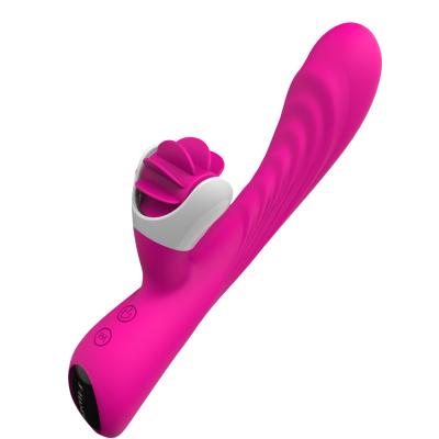 China 9 Modes Vibration Tongue Licking Massage Vibrator Clitoral Stimulation Female Masturbation Vibrator For Women for sale