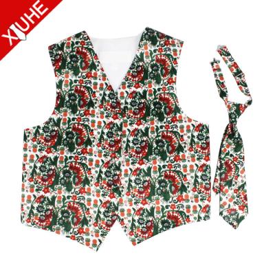 China Viable Costume Accessories Boys Cartoon Vests Polyester Printing Kids Costume Vest for sale